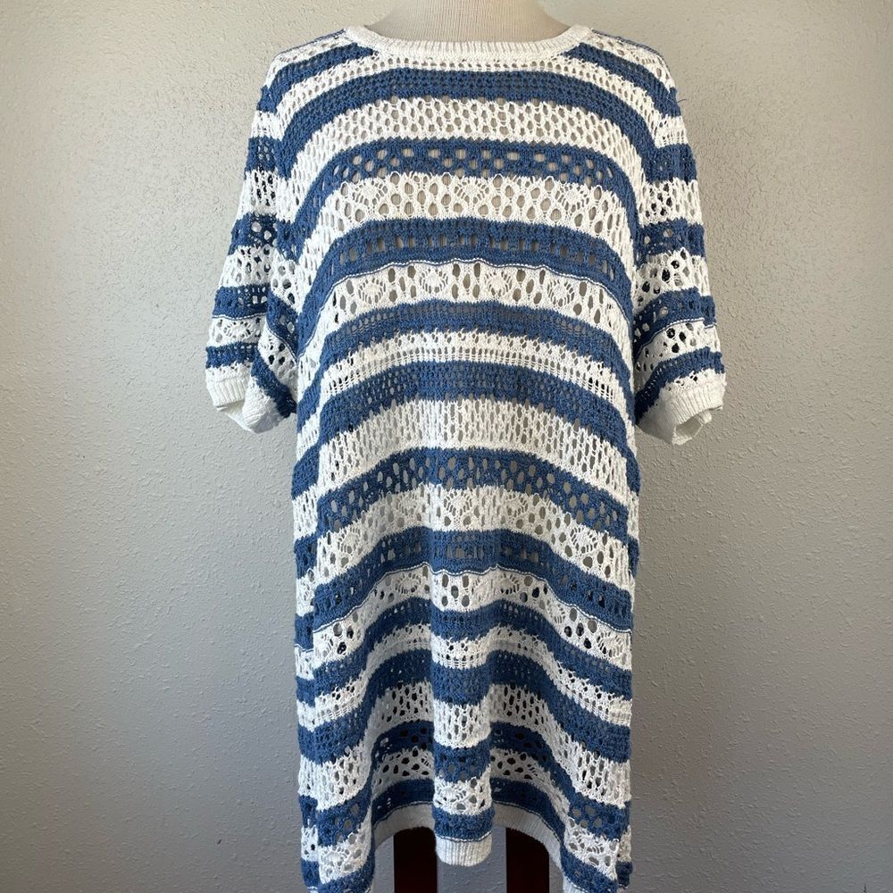 CJ Banks Loose Knit Sweater Size 3X EUC